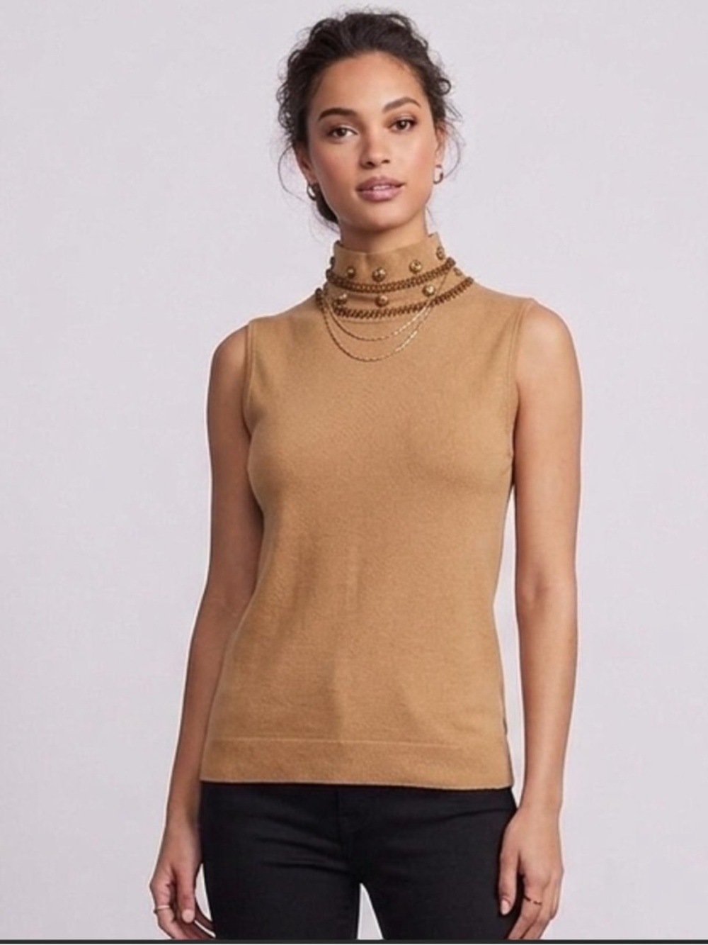 Cyrus Sequin Sleeveless Sweater
